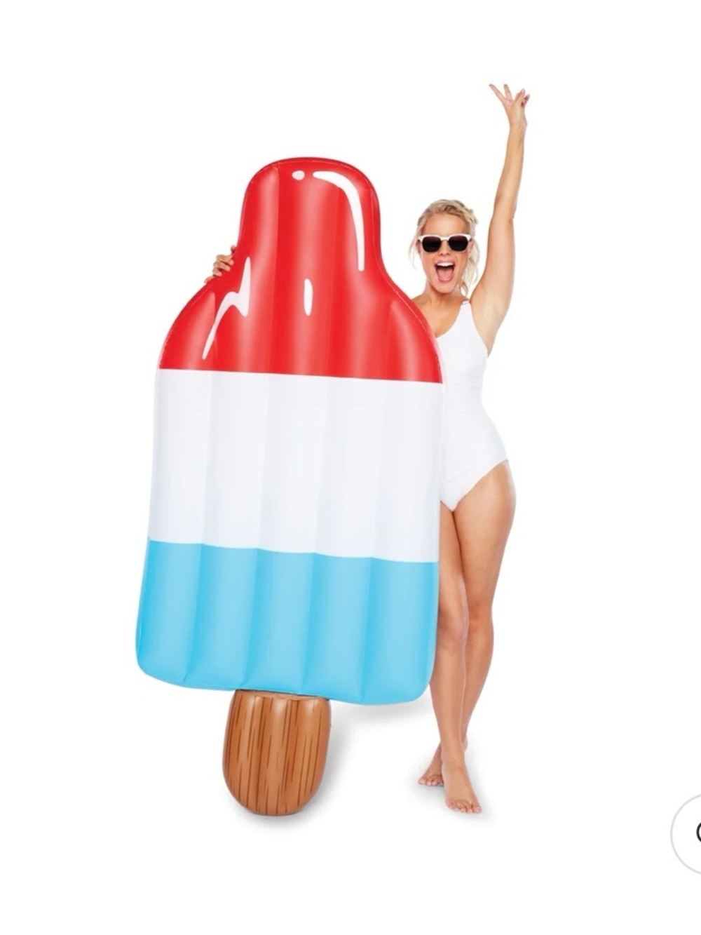 Giant Inflatable ice peop Red White Blue Popsicle Pool Float - Brand:sun squad